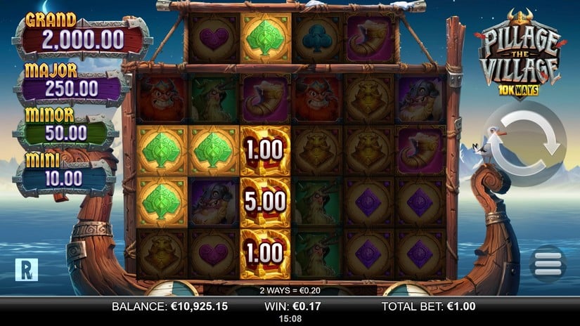 Pillage the Village 10k Ways slot screen 3