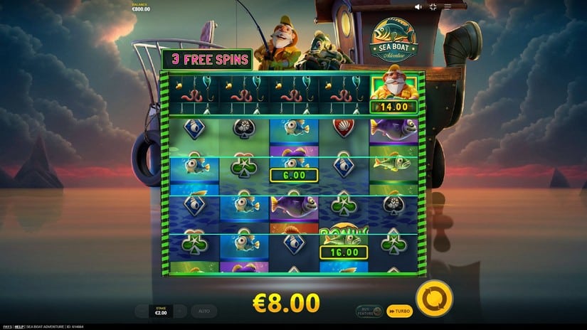 Sea Boat Adventure slot screen 4