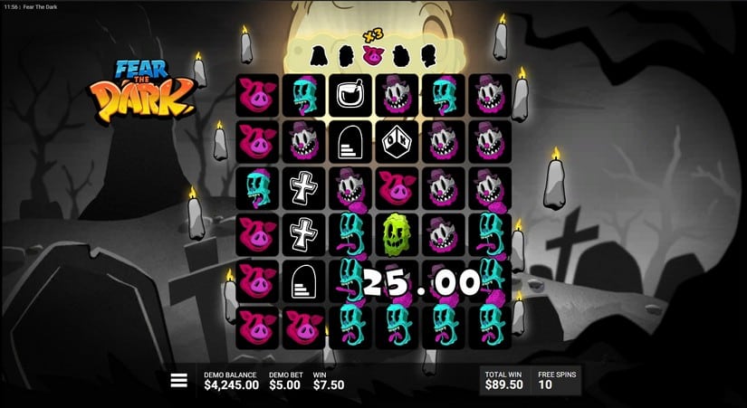 Fear the Dark slot screen 4