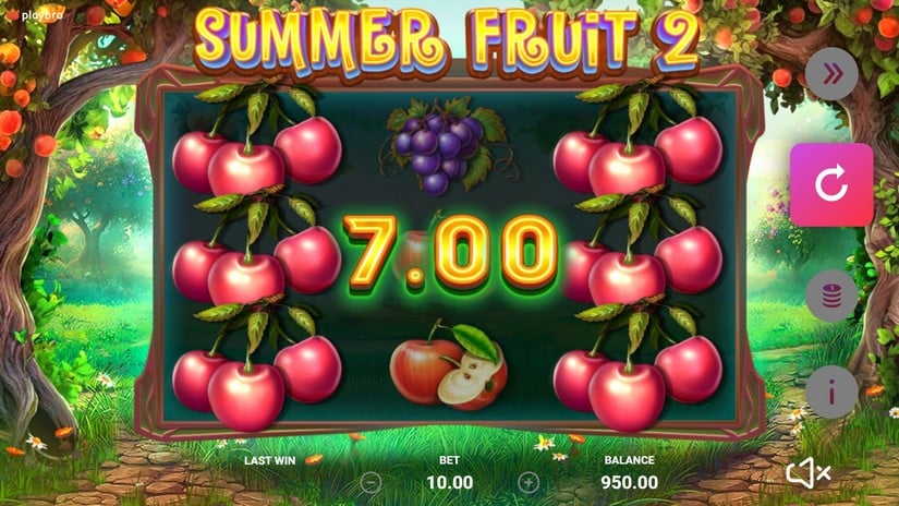 The Summer Fruit 2 slot screen 2