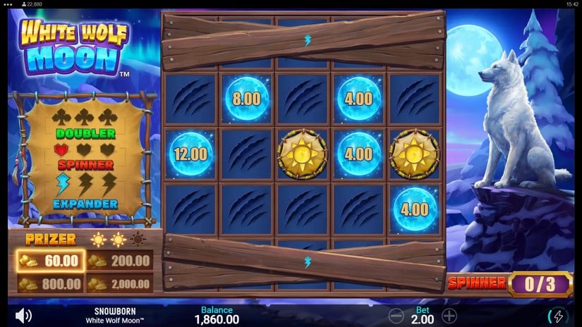 White Wolf Moon slot screen 5