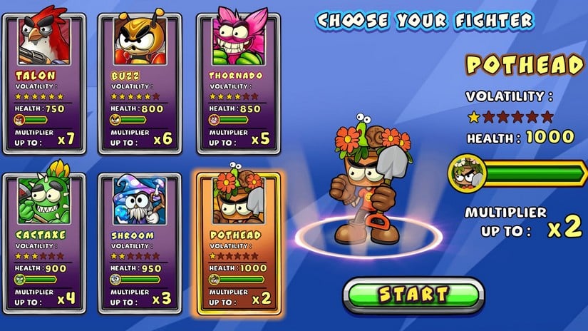 Garden Gladiators slot screen 4