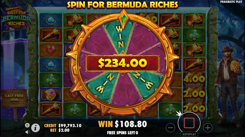 John Hunter and the Quest for Bermuda Riches slot screen 6