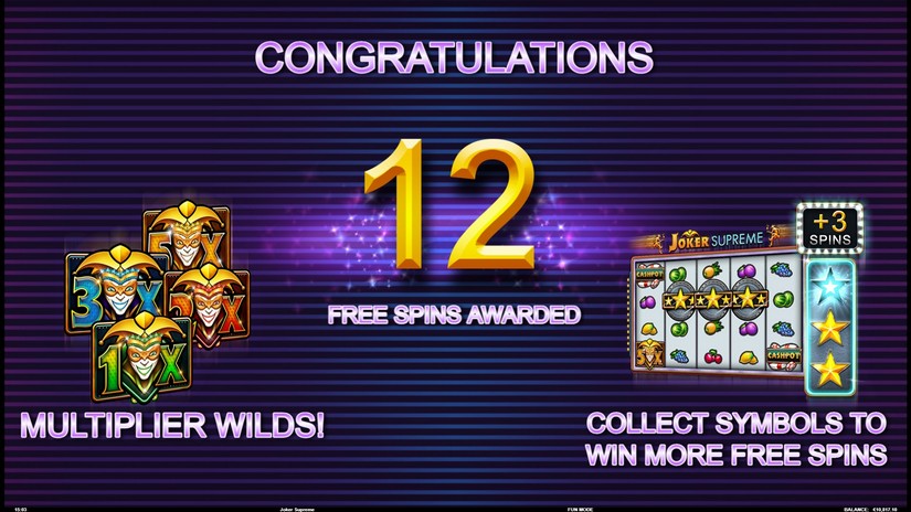 Joker Supreme slot screen 4