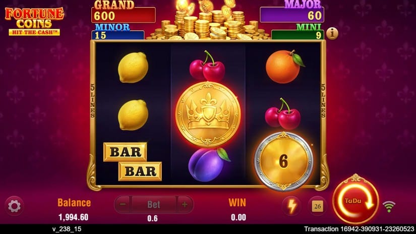 Fortune Coins slot screen 3