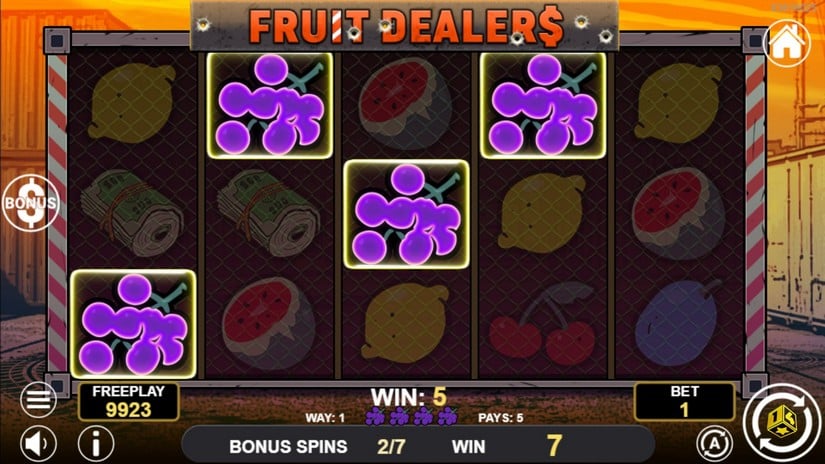 Fruit Dealers slot screen 4
