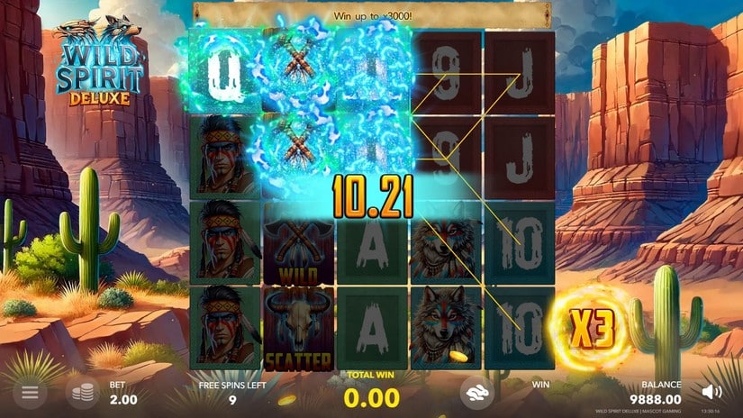 Wild Spirit Deluxe slot screen 3