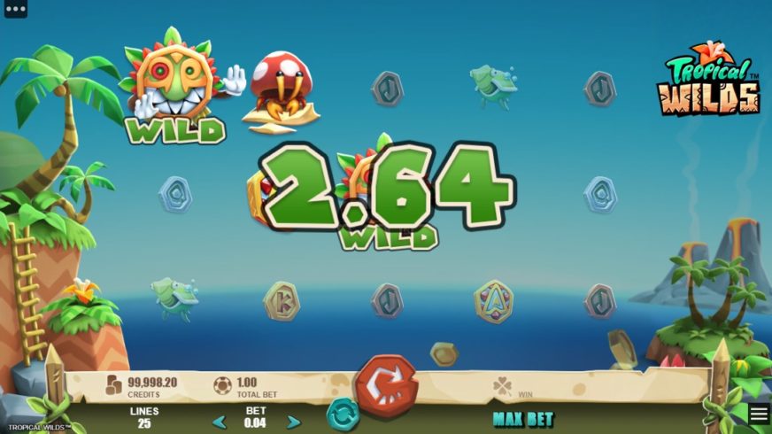 Tropical Wilds slot screen 2