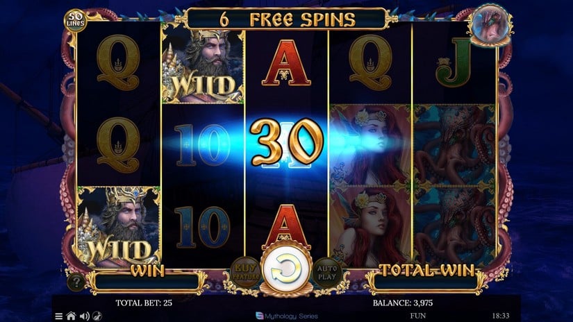 Poseidon’s Rising slot screen 4