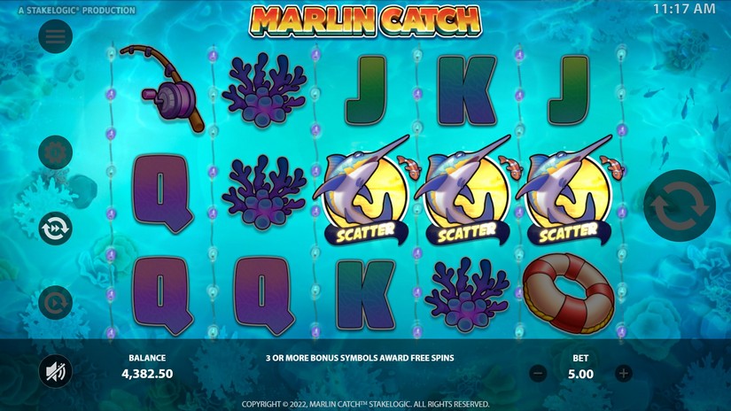 Marlin Catch slot screen 4