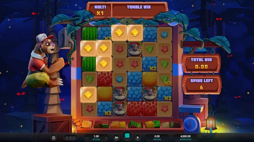 Sloth Tumble slot screen 2