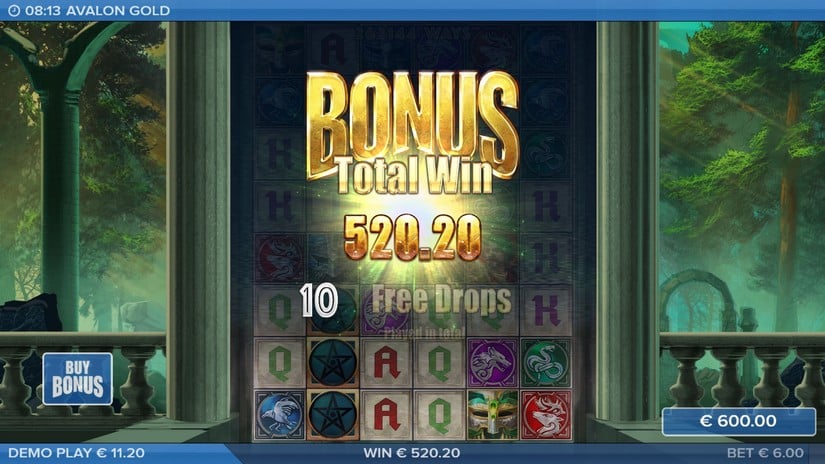 Avalon Gold slot screen 9