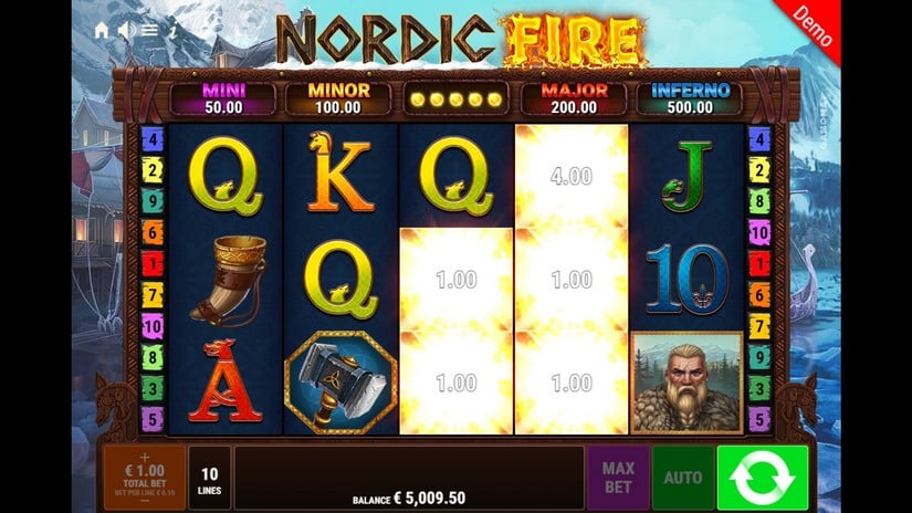 Nordic Fire slot screen 3