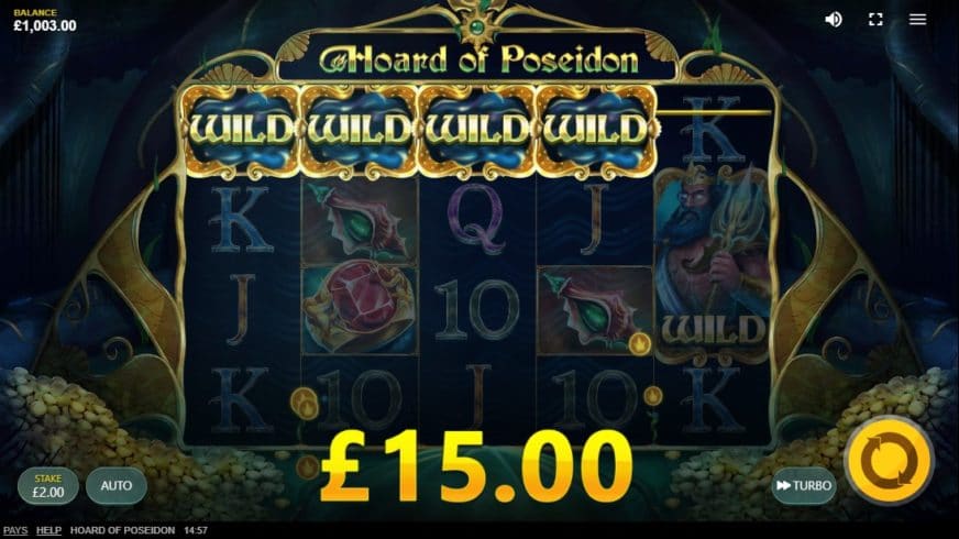 Hoard Of Poseidon slot screen 3