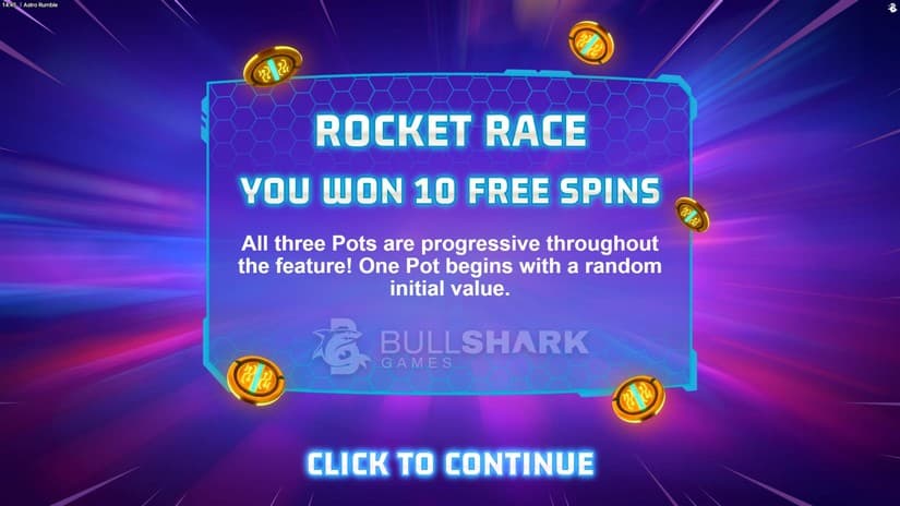 Astro Rumble slot screen 3