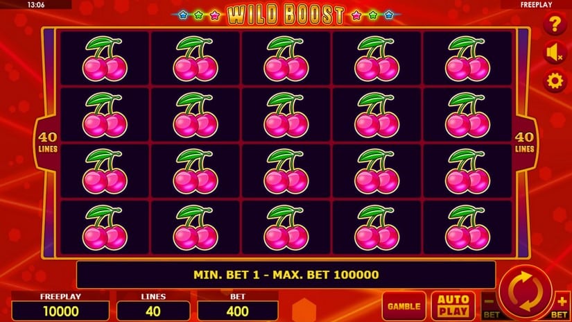Wild Boost slot screen 1