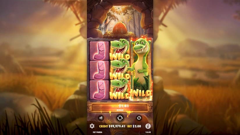 Dino Drop slot screen 3