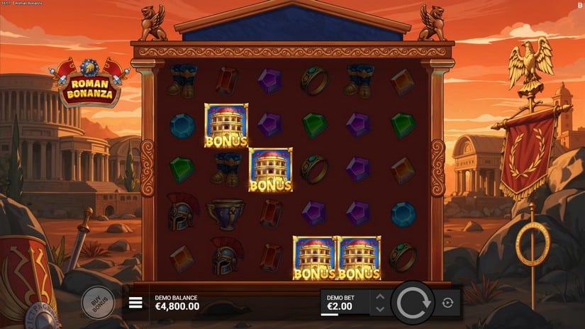 Roman Bonanza slot screen 2