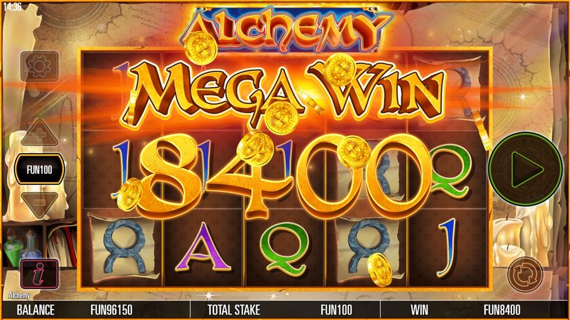 Alchemy slot screen 6