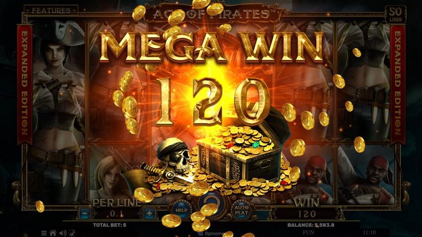 Age Of Pirates Expanded Edition slot screen 7