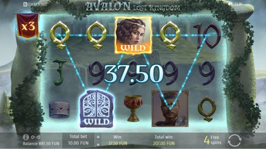 Avalon: The Lost Kingdom slot screen 5