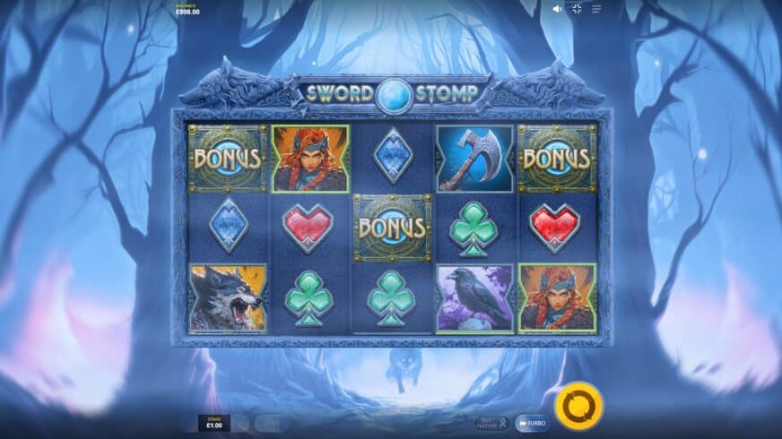 Sword Stomp slot screen 2