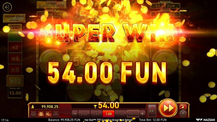 Hot Slot™: 777 Cash Out Grand Gold Edition slot screen 5