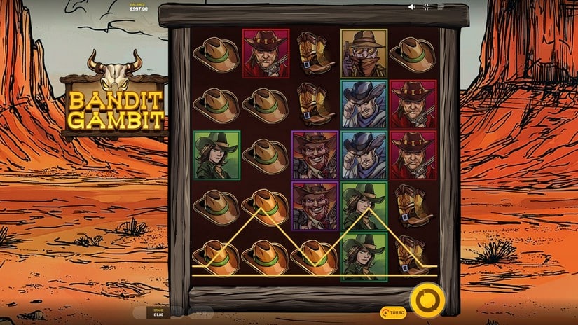 Bandit Gambit slot screen 2