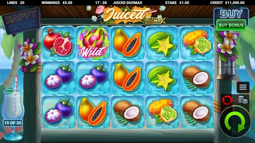 Juiced DuoMax slot screen 1