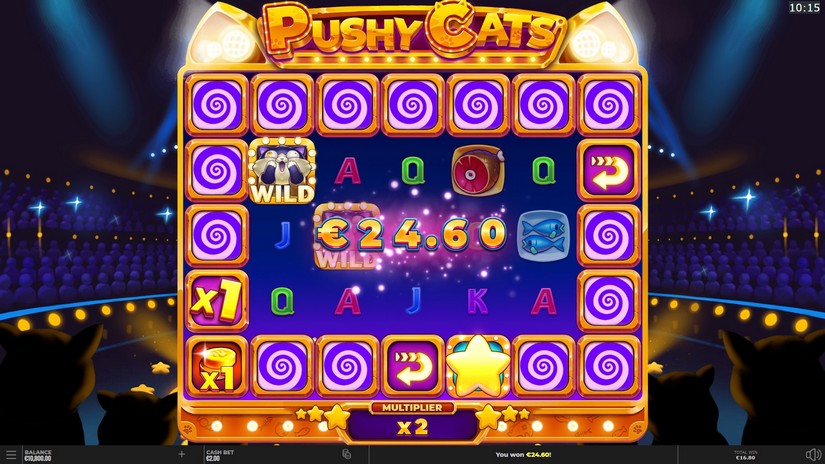 Pushy Cats slot screen 6