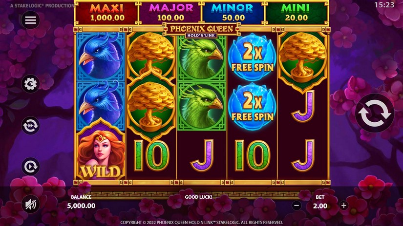Phoenix Queen slot screen 1