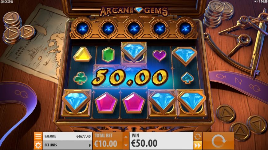 Arcane Gems slot screen 3