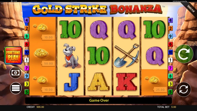 Gold Strike Bonanza Fortune Play slot screen 2