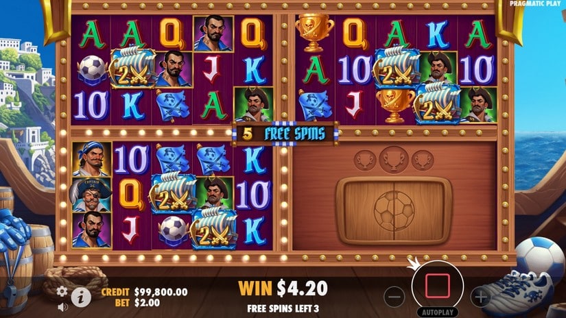 To Peiratiko Multihold slot screen 5