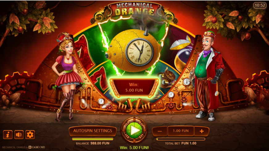 Mechanical Orange slot screen 5