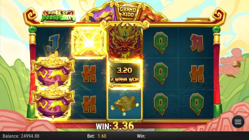 Rings of Prosperity slot screen 2