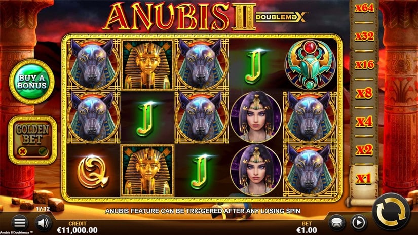 Anubis 2 DoubleMax slot screen 1