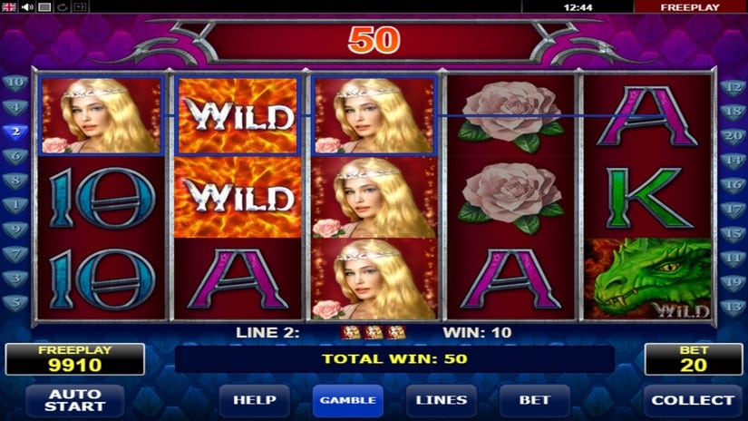 Dragons Kingdom slot screen 3