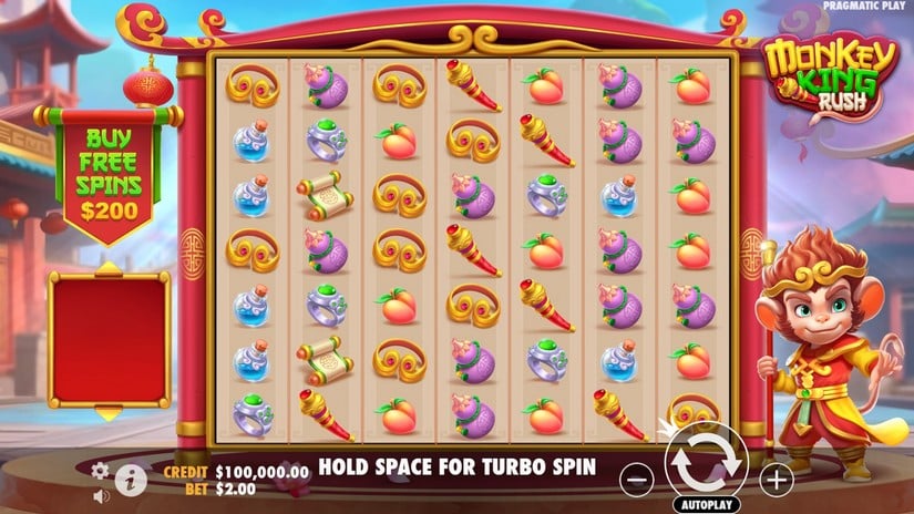 Monkey King Rush slot screen 1