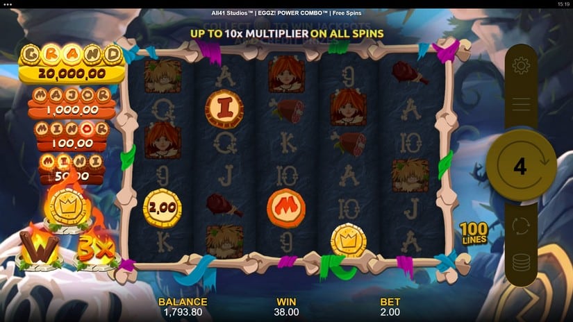 Eggz! POWER COMBO slot screen 6