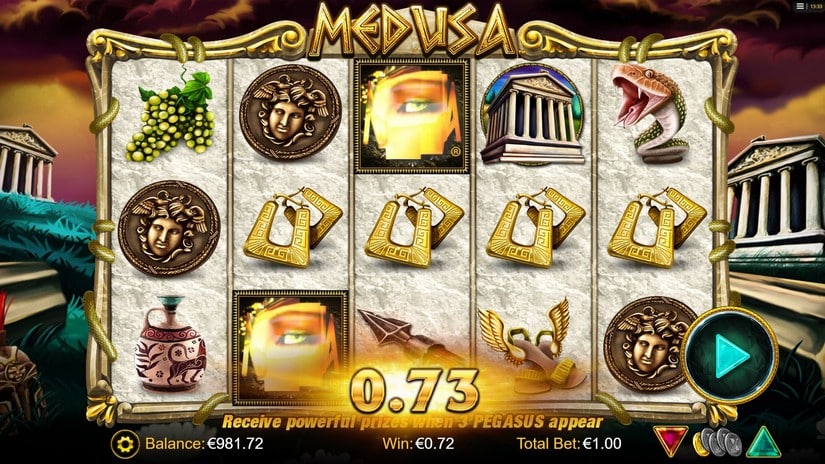 Medusa slot screen 2