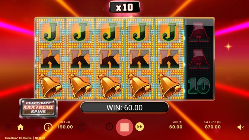 Twin Spin™ XXXtreme slot screen 2