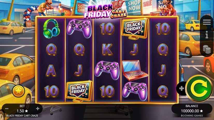 Black Friday slot screen 1