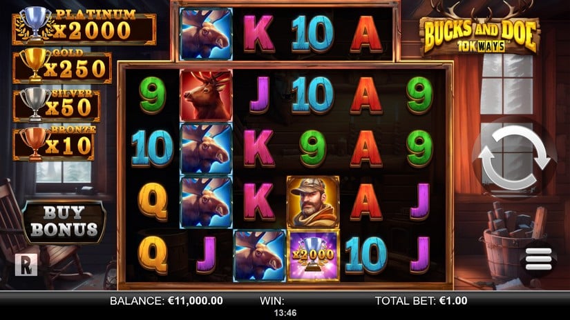 Bucks And Doe 10K Ways slot screen 2