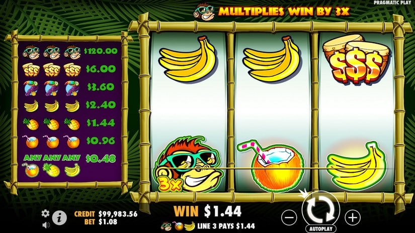 Monkey Madness slot screen 4