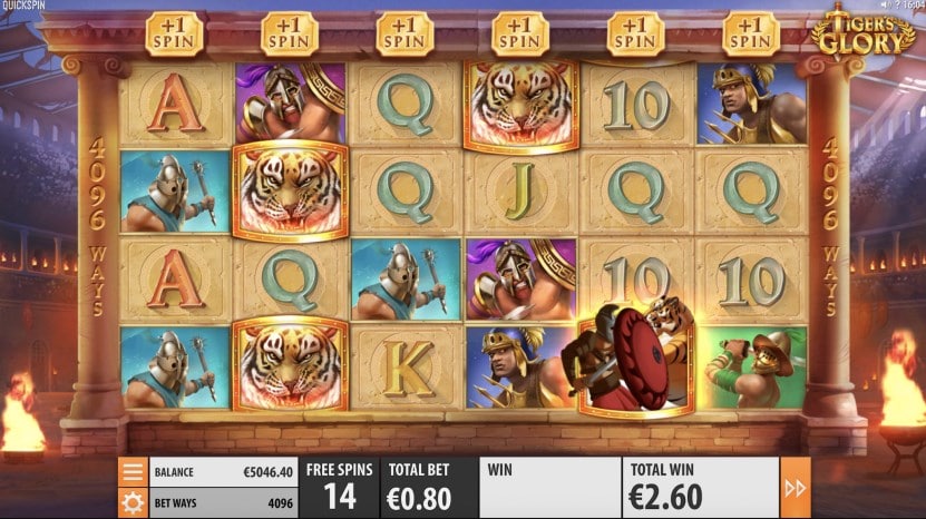 Tiger’s Glory slot screen 1