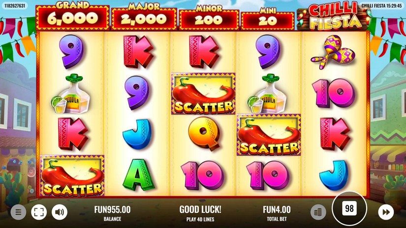 Chilli Fiesta slot screen 3