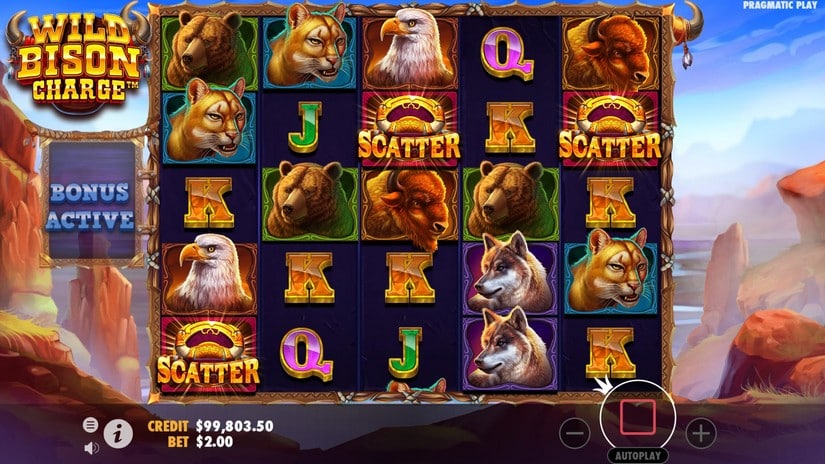 Wild Bison Charge slot screen 3