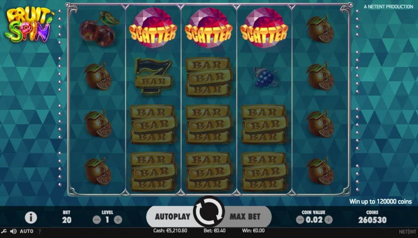 Fruit Spin slot screen 6