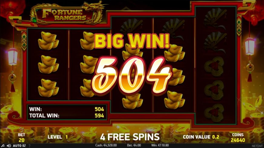 Fortune Rangers slot screen 4